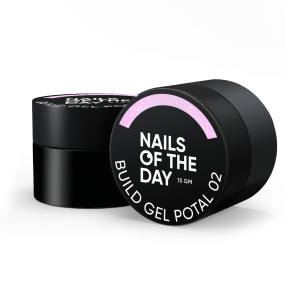 NAILSOFTHEDAY Build gel Potal 02 — pale pink building gel...