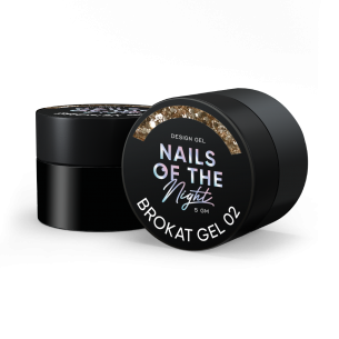 NAILSOFTHENIGHT Brokat gel 02 — design gel with...