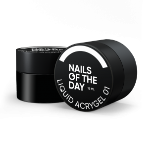 NAILSOFTHEDAY Liquid Acrygel 01 — milky-white liquid...