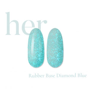 Rubber Base Diamond Blue- Her 12ml