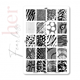 Stamping Plate Fearless - HER