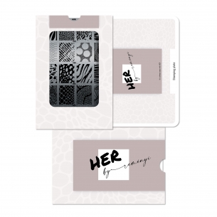 Stamping Plate Fearless - HER 2