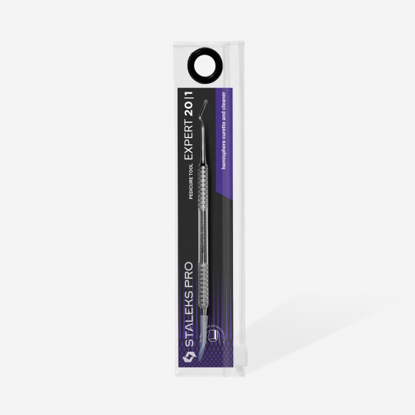 Pedicure curette EXPERT 20 TYPE 1 (hemisphere curette and toenail cleaner)-PE-20/1