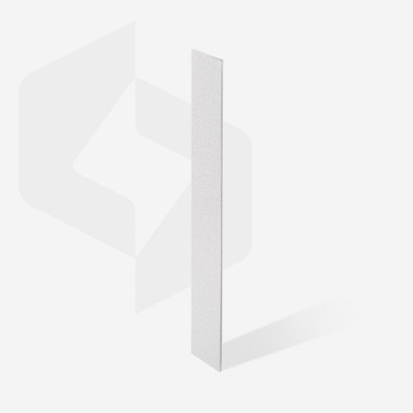 Disposable white files for straight nail file on a soft foam layer EXPERT 20 180 grit (30 pcs)- DFE-20-180w
