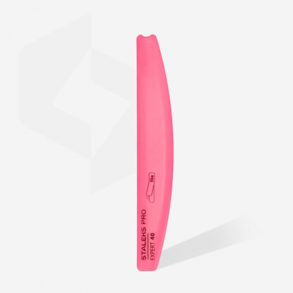 Crescent beveled plastic base for nail file EXPERT 40 -SPBE-40