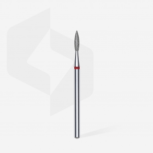 Staleks Diamond Nail Drill Bit, Pointed Flame, Red... 2