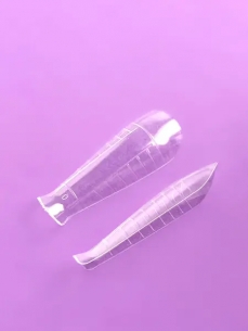 DNKA Top Nail Forms Short Almond - 120pcs 2
