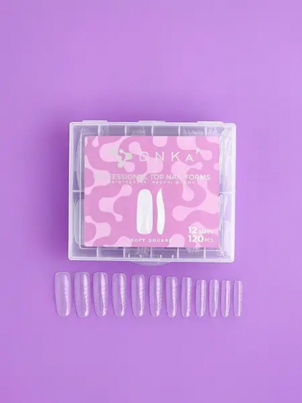 DNKA Top Nail Forms Soft Square - 120pcs