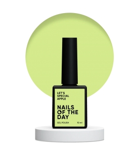 NAILSOFTHEDAY Let's special Apple — lime pastel gel nail...