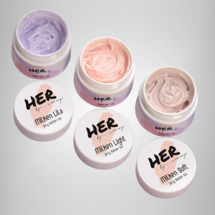 HER Attraction Builder Gel GLITTER PEACH, 15g 2