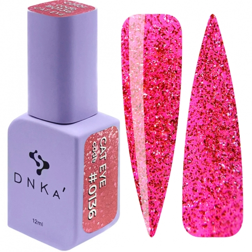 DNKA Gel Polish Cat Eye 0136, 12ml