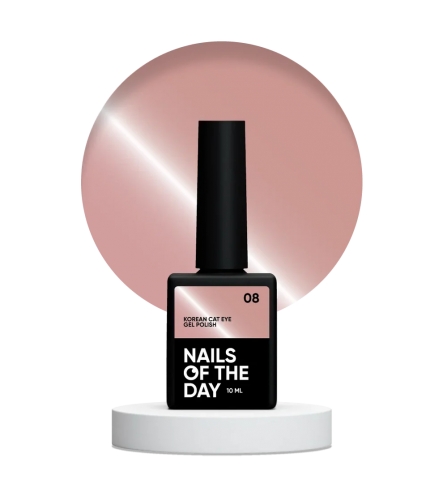 NAILSOFTHEDAY Korean cat eye 08 – warm beige gel polish cat eye, 10 ml