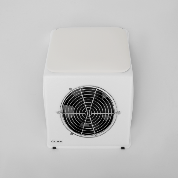 ULKA Soft  White – portable dust collector for manicure-pedicure with a bag