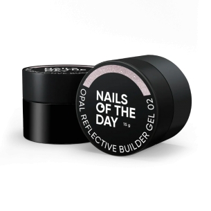 NAILSOFTHEDAY Opal Reflective builder gel 02, milky pink...
