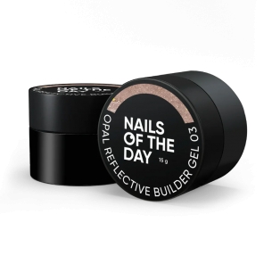 NAILSOFTHEDAY Opal Reflective builder gel 03, warm nude...