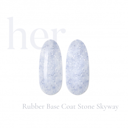 Rubber Base Coat Stone Skyway 12ml, HER