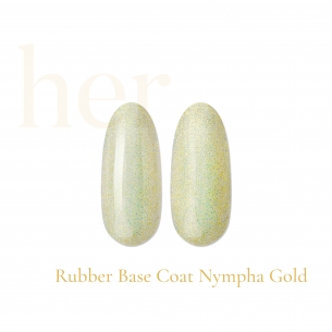 Rubber Base Nympha Gold 12ml, HER