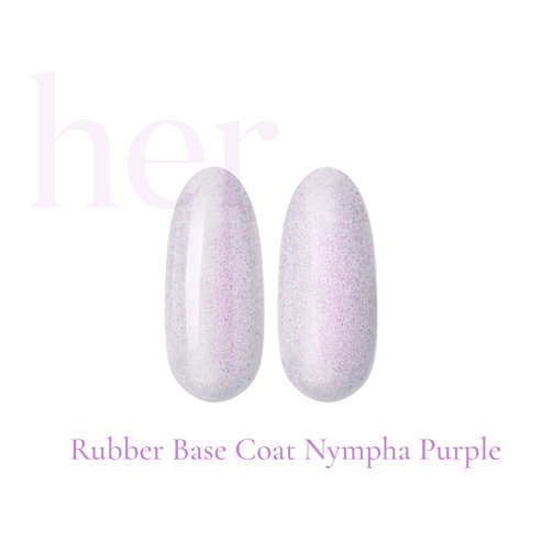 Rubber Base Nympha Purple 12ml, HER