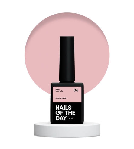 Nailsoftheday Cover base 06, 10ml NEW Formula