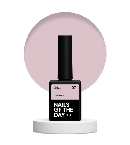 Nailsoftheday Cover base 07, 10ml NEW Formula