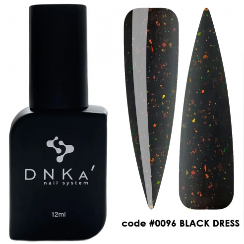 DNKA Cover Base Black Dress, 0096