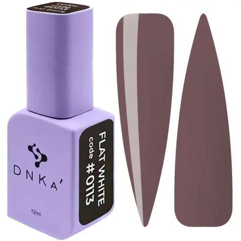 DNKA Gel Polish Flat White 0113, 12ml