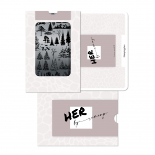 Stamping Plate Winter Forest - HER 2