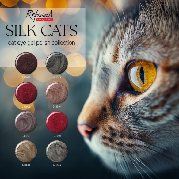 ReformA SILK CATS Collection- 8 Gel Polish Set