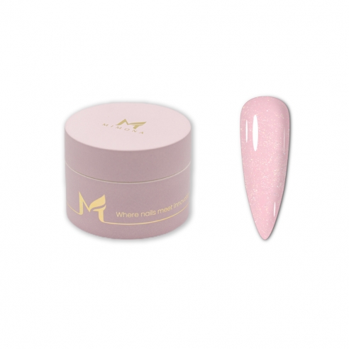 Mimona Builder Gel - Sparkly Pink, 30 g