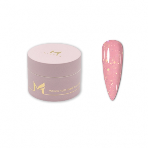 Mimona Builder Gel - Aurora Pink, 30 g