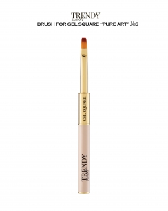 PURE ART GEL SQUARE BRUSH No.6 - Trendy Nails