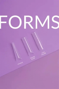 DNKA Top Nail Forms Long Square - 120pcs 2