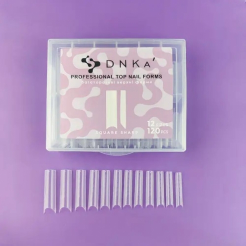 DNKA Top Nail Forms Sharp Square - 120pcs