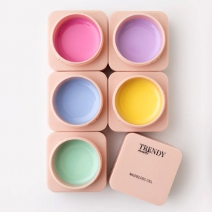 Trendy Nails Modeling Gel Summer Italy Box ( 5 x15ml)
