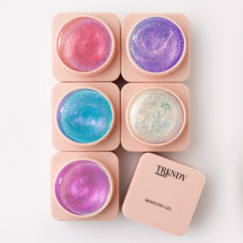 Trendy Nails Modeling Gel Magic Box, 6*30ml