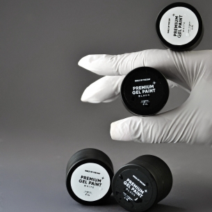 NAILSOFTHEDAY Premium gel paint Black wipe , 5 ml 2