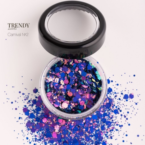 Carnival No.2 Nail Sequins, Trendy Nails