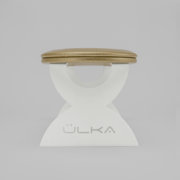 ULKA HAND PAD (ARM REST) WITH LEGS - 24 Gold