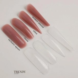 Trendy Nails Cover Dual Forms Exclusive Square 120 PCS 2