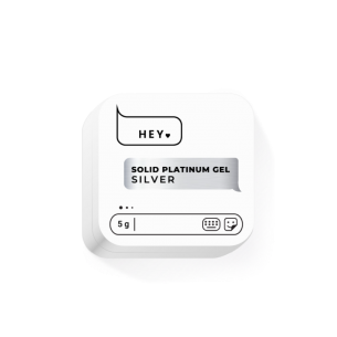 HEYLOVE (Hello) Solid Platinum Gel Silver, 5g