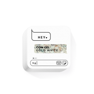 HEYLOVE (Hello) Coin Gel Gold White, 5g