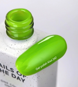 NAILSOFTHEDAY Kiwi Gel Polish, 10ml 2