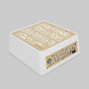 ULKA Desktop Nail Dust Collector Premium White and Gold, 52W