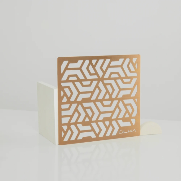 ÜLKA Rose Gold Metal Grid for Premium Desktop