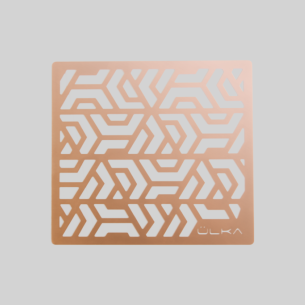 ÜLKA Rose Gold Metal Grid for Premium Built-In