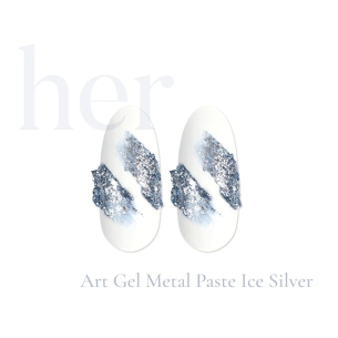 HER Metal Art Gel Paste Ice Silver, 5g