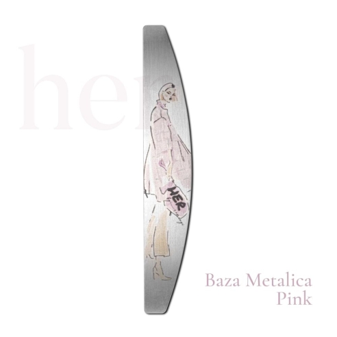 Her Pink Metal Base for nail file