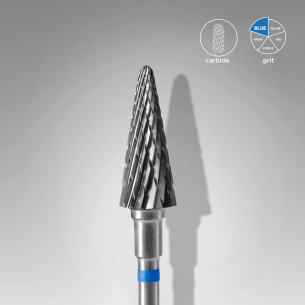 Carbide nail drill bit cone blue EXPERT head diameter 6...
