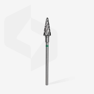 Staleks Carbide nail drill bit cone green EXPERT head...