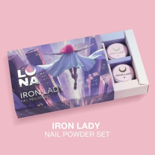 Luna Iron Lady Nail Powder Set, 6pcs